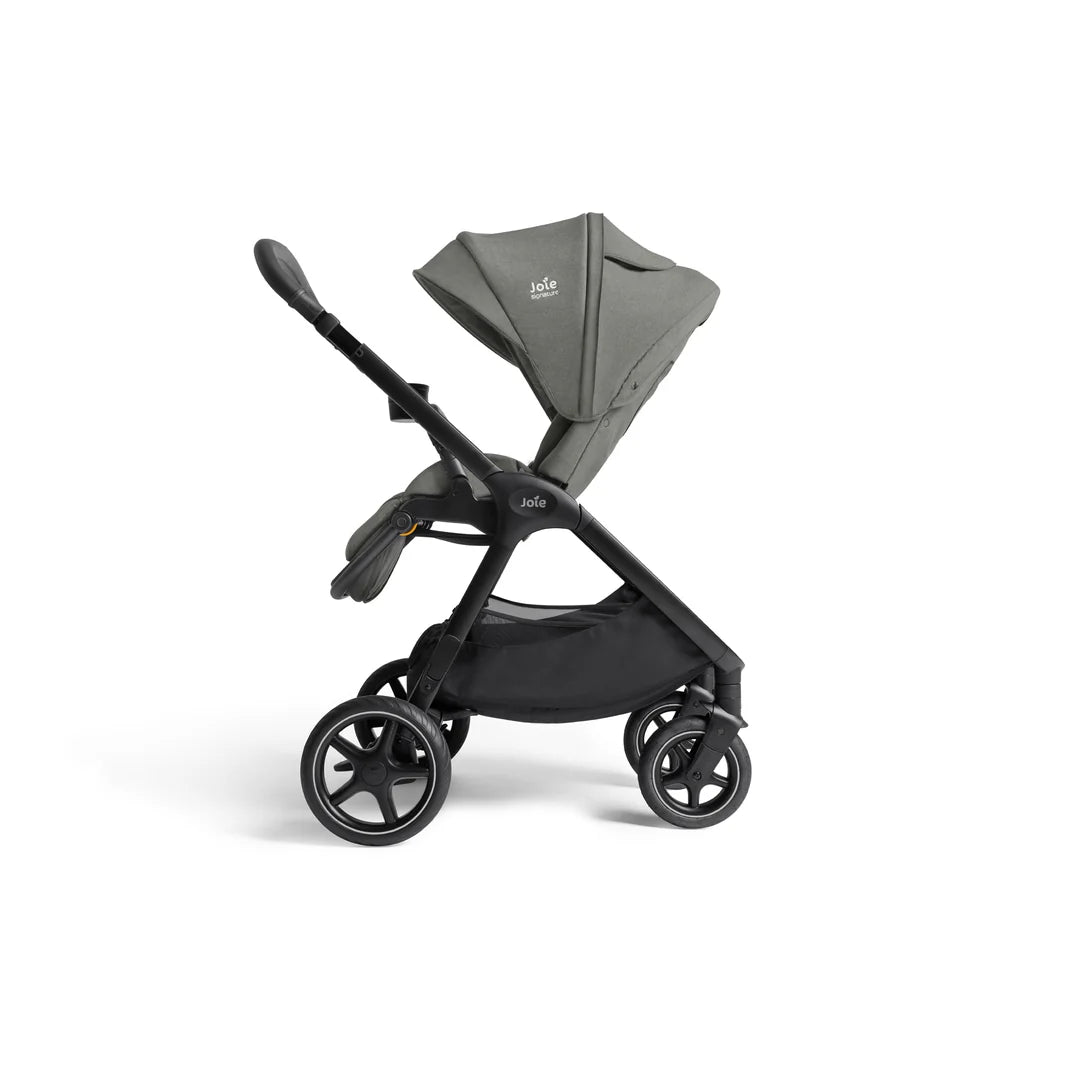 Joie Finiti Travel System Inc Sprint i-Size Car Seat Click and Go Bundle - Evergreen