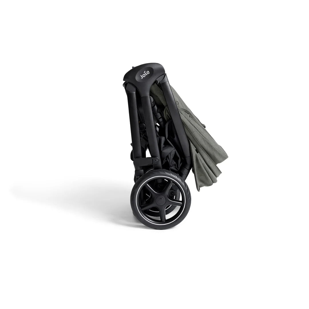 Joie Finiti Travel System Inc Sprint i-Size Car Seat Click and Go Bundle - Evergreen