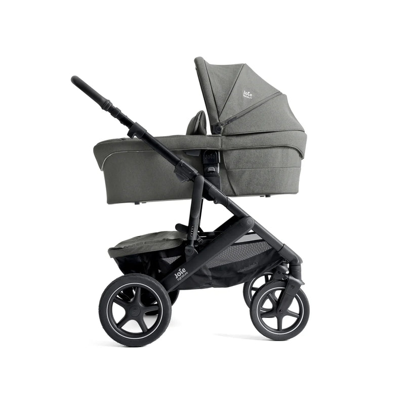 Joie Finiti Travel System Inc Sprint i-Size Car Seat Click and Go Bundle - Evergreen