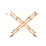 The Little Green Sheep Folding Moses Basket Stand - Natural Beech