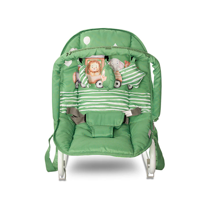 Lorelli Eliza Baby Rocker - Green Train
