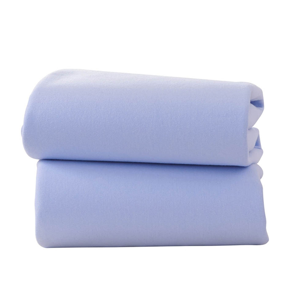 Snuggle Baby fitted Moses basket sheets (twin pack) - Blue