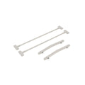 Tutti Bambini CoZee XL Bassinet Accessory Pack, Rocking Bars + Support Bars - Scandinavian Walnut