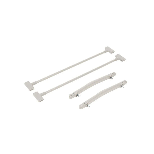 Tutti Bambini CoZee XL Bassinet Accessory Pack, Rocking Bars + Support Bars - Scandinavian Walnut