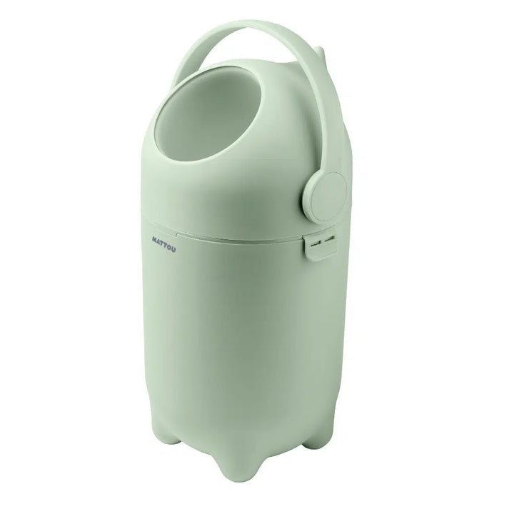 Nattou Dropy Nappy Bin - Green