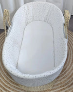 Clair De Lune Waterproof Moses Basket Mattress Protector