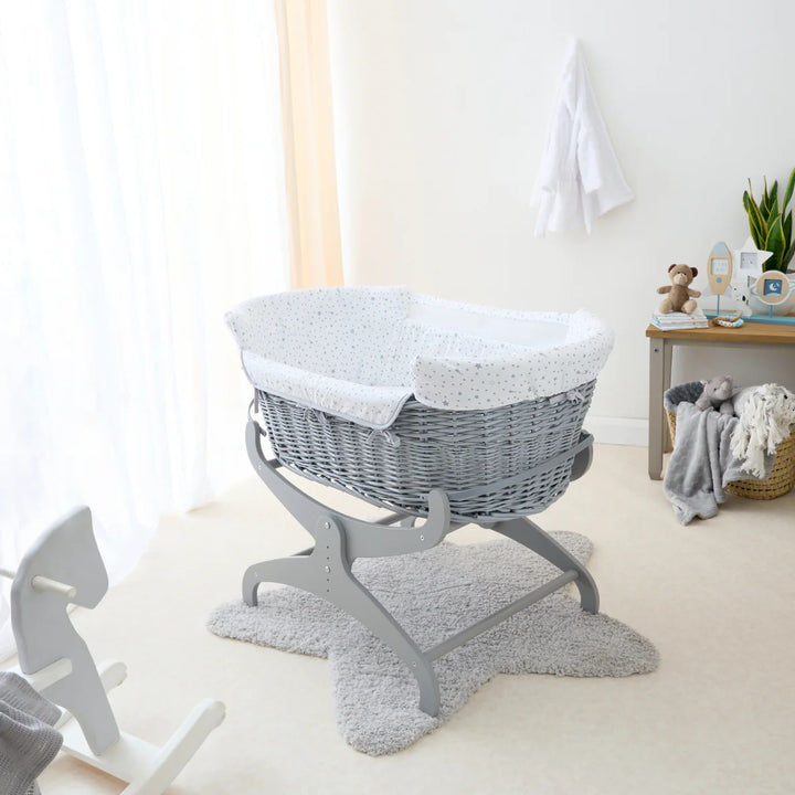 Clair De Lune Award Winning Bedside Crib - Star