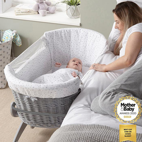 Clair De Lune Award Winning Bedside Crib - Star