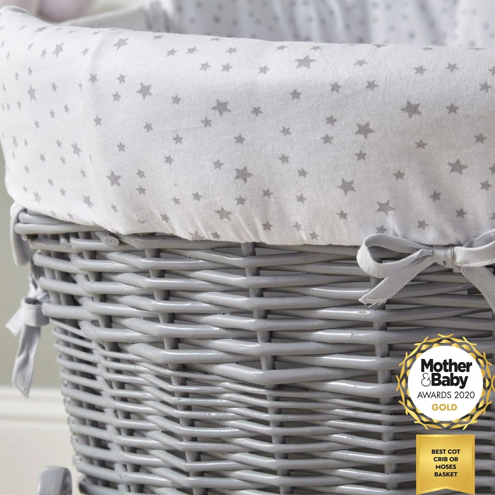 Clair De Lune Award Winning Bedside Crib - Star