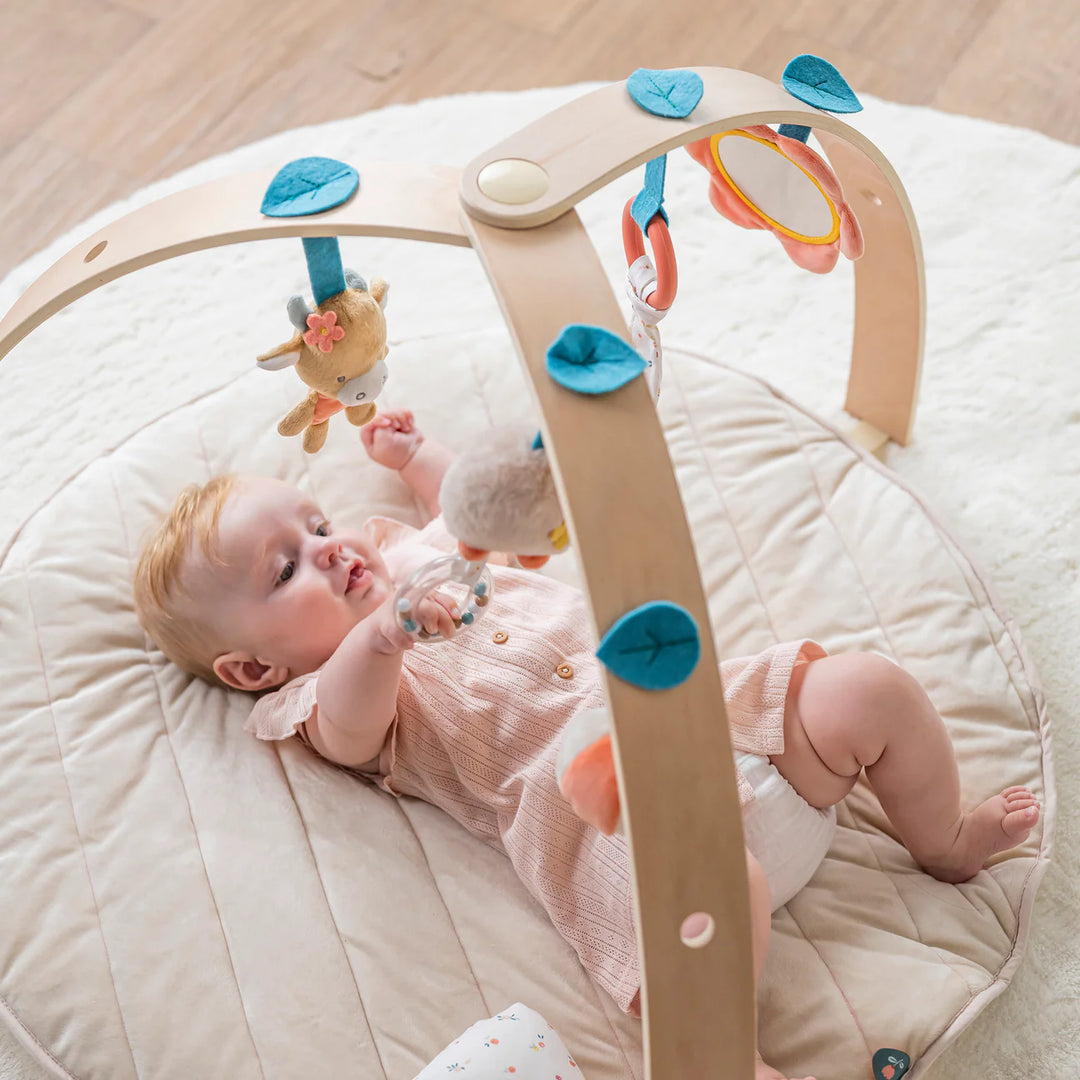 Nattou Mila, Lana & Zoe Wooden Arches Playmat