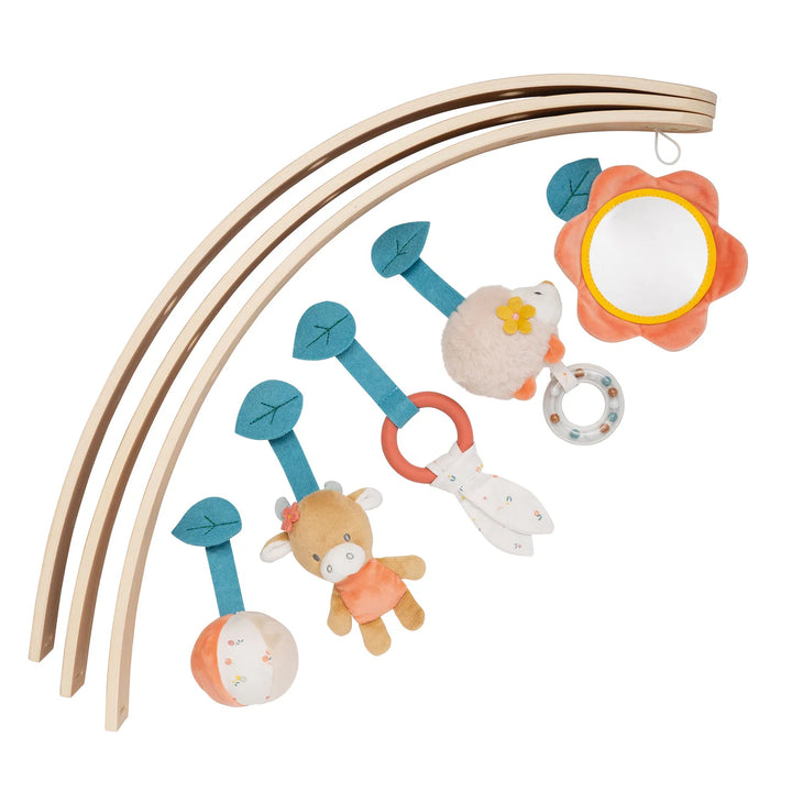 Nattou Mila, Lana & Zoe Wooden Arches Playmat