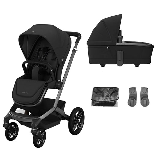 Maxi-Cosi Fame Pushchair & Carrycot - Twillic Black