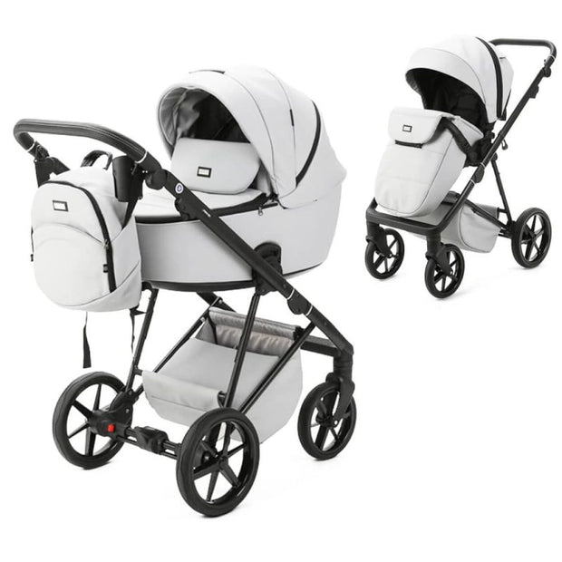 Mee-Go Milano Evo 2in1 Travel System - Pearl White