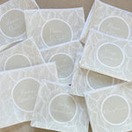 Bobbin & Bumble Hospital Bag Organiser Pouches - Beige Leaf Print