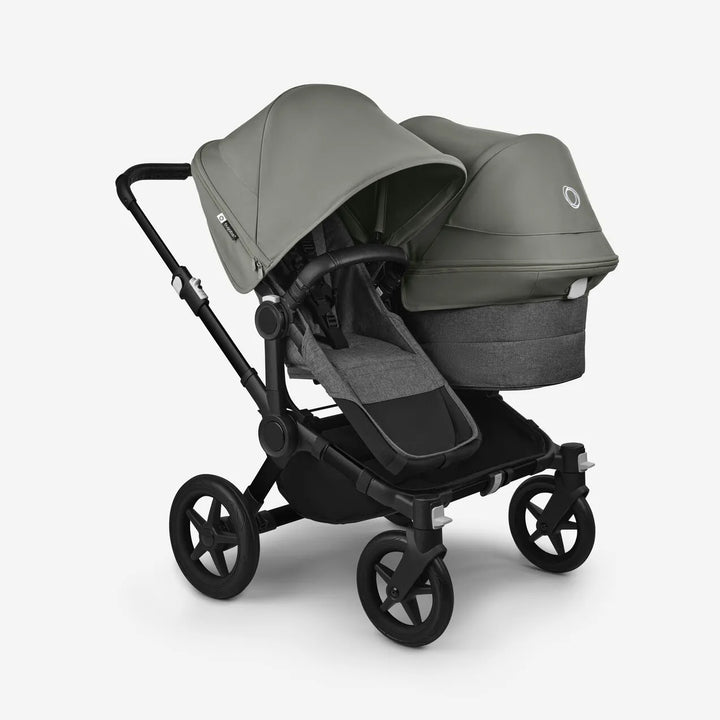 Bugaboo Donkey 5 Duo Double Pushchair - Forest Green/Grey Melange/Black