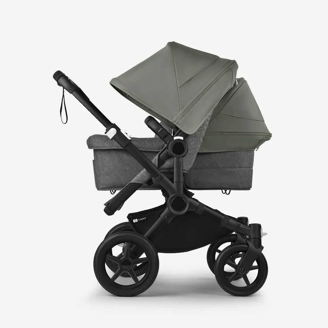 Bugaboo Donkey 5 Duo Double Pushchair - Forest Green/Grey Melange/Black