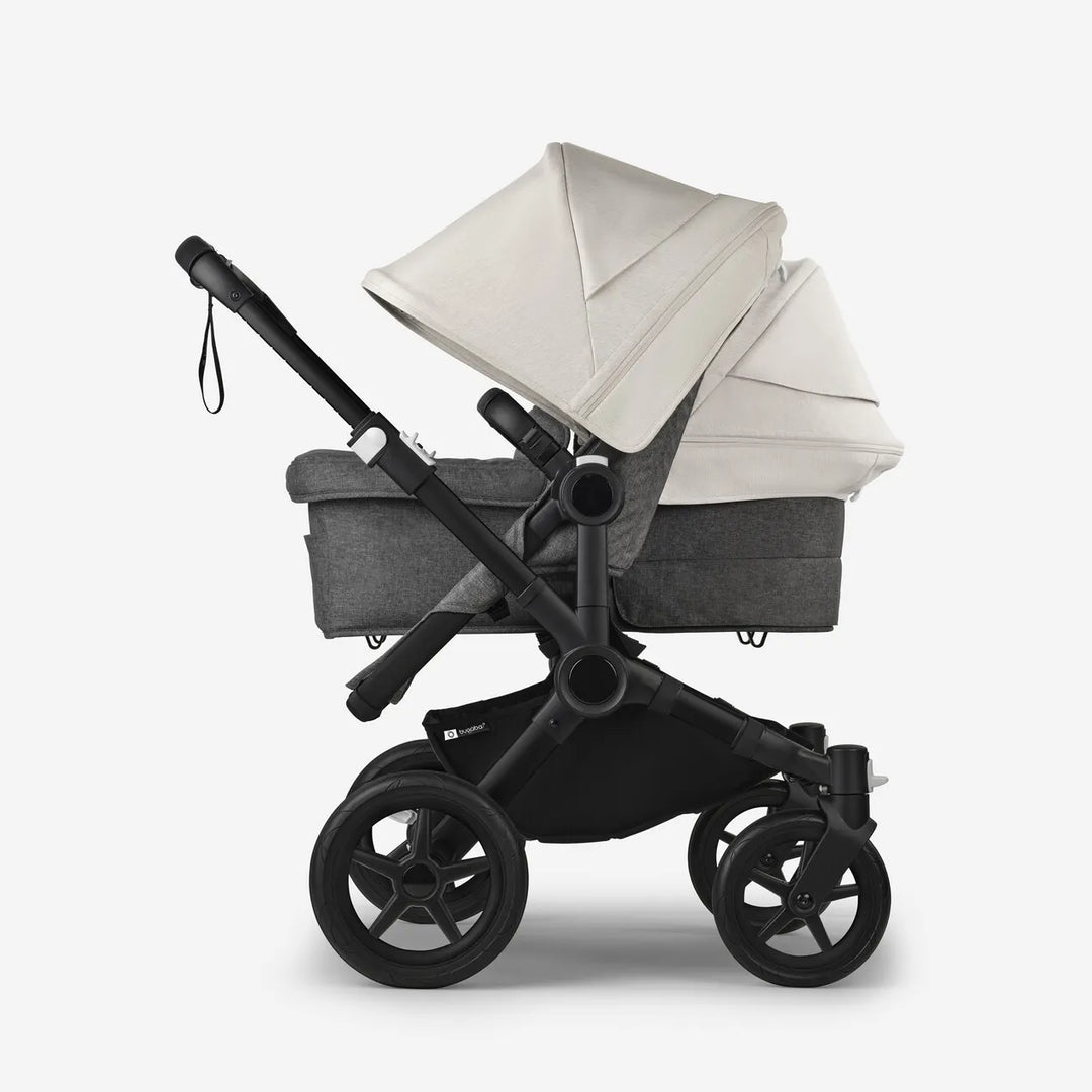 Bugaboo Donkey 5 Duo Double Pushchair - Misty White/Grey Melange/Black