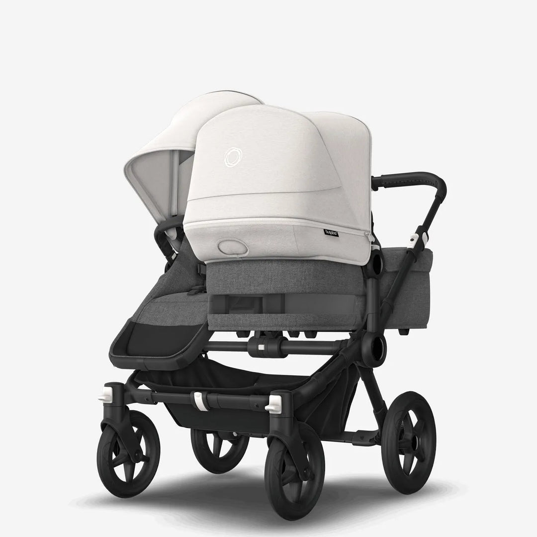 Bugaboo Donkey 5 Duo Double Pushchair - Misty White/Grey Melange/Black