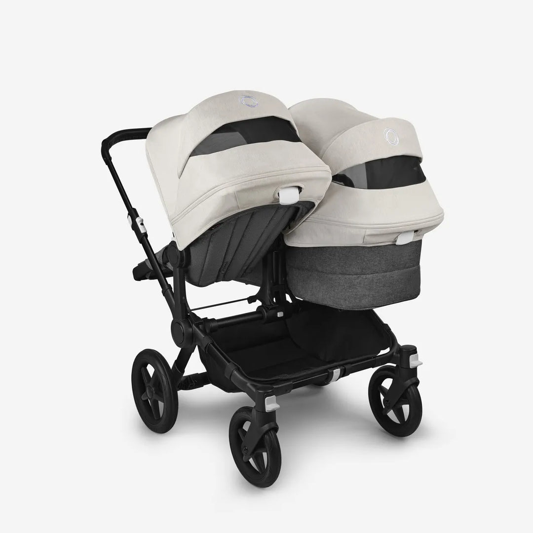 Bugaboo Donkey 5 Duo Double Pushchair - Misty White/Grey Melange/Black