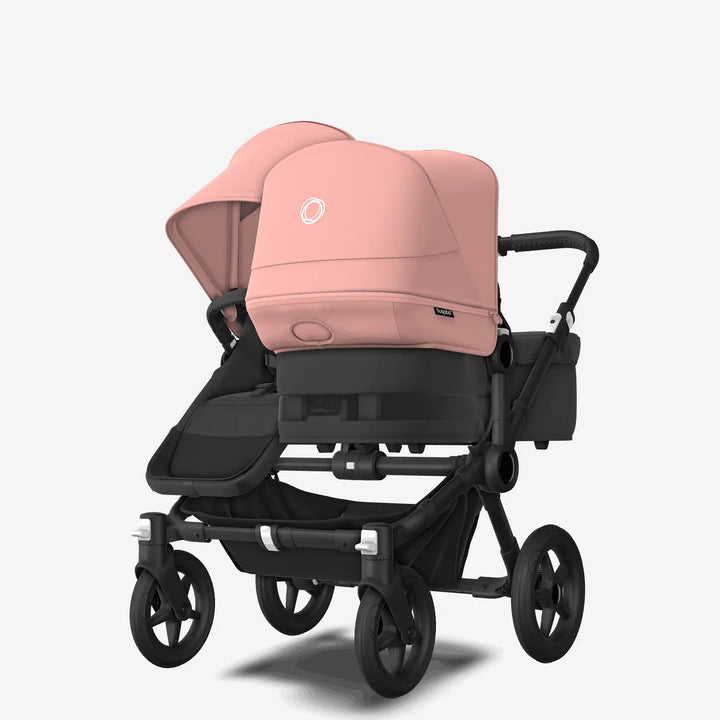 Bugaboo Donkey 5 Duo Double Pushchair - Morning Pink/Midnight Black/Black