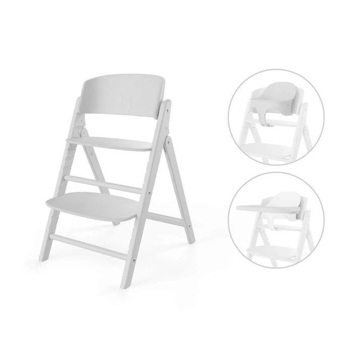 Cybex Click & Fold 3in1 Highchair - All White