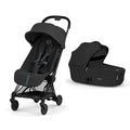 Cybex COŸA Comfort + Foldable Carrycot Matt Black - Sepia Black (2026 Model)