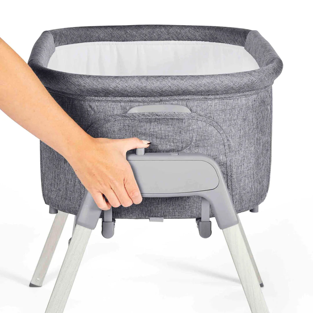 Ickle Bubba Drift Gliding Crib - Grey