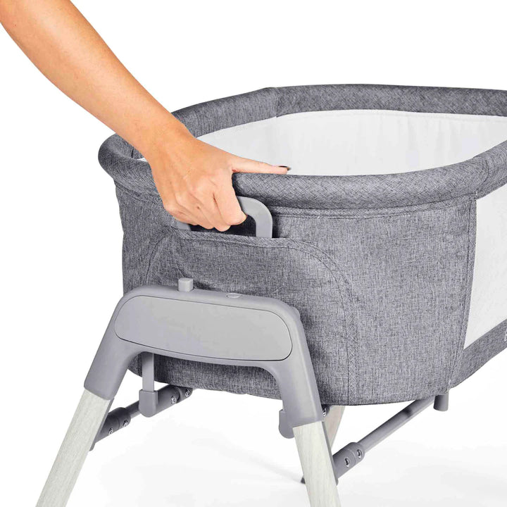 Ickle Bubba Drift Gliding Crib - Grey