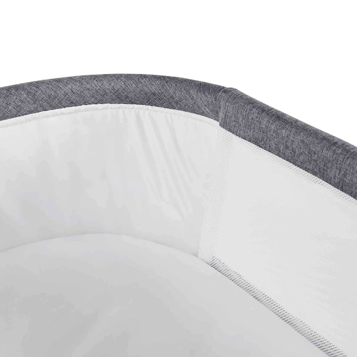 Ickle Bubba Drift Gliding Crib - Grey