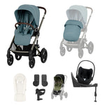 Cybex Talos S Lux 10-Piece Cloud T Travel System Bundle - Stormy Blue