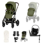 Cybex Talos S Lux 10-Piece Cloud T Travel System Bundle - Moss Green