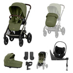 Cybex Talos S Lux 10-Piece Cloud T Travel System Bundle - Moss Green