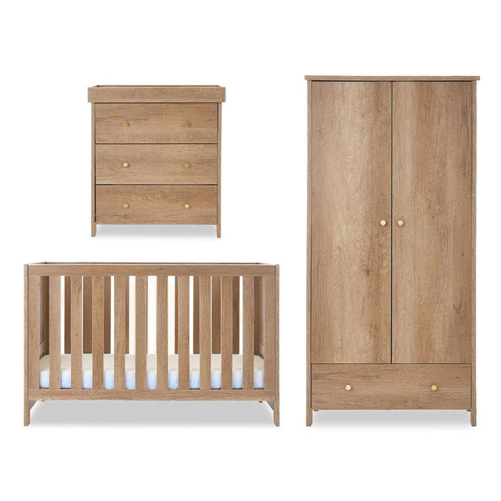 Obaby Nika 3 Piece Room Set - Oak