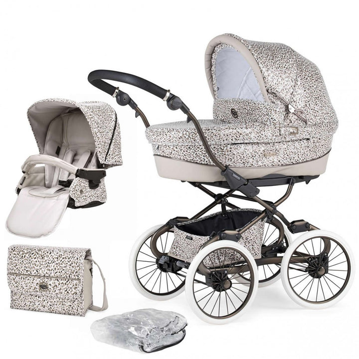 Bebecar Prive Stylo Class Travel System & FREE Bag - Animal Print