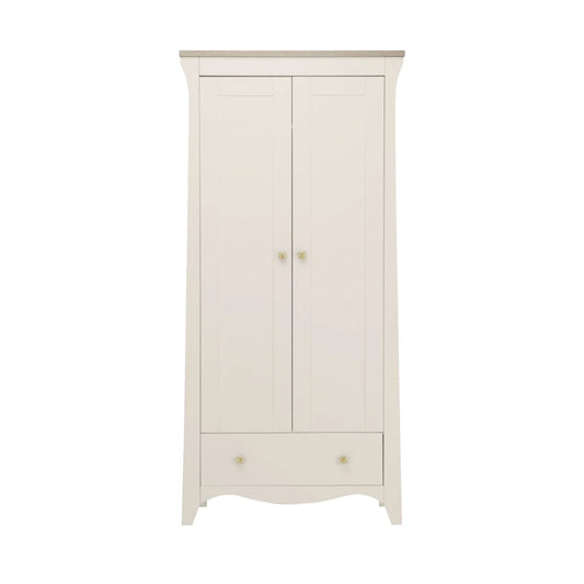 CuddleCo Clara 2 Door Nursery Wardrobe - Cashmere & Ash