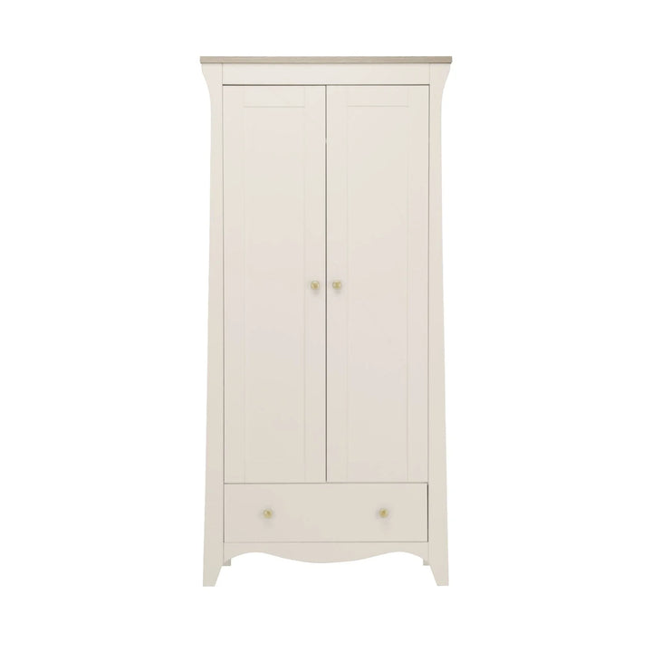 Cuddleco Clara 2 Door Nursery Wardrobe - Cashmere & Ash