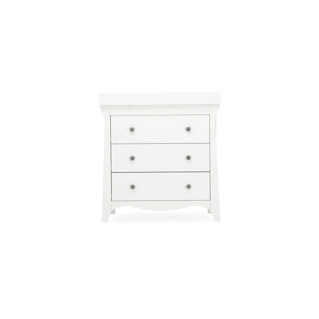 Cuddleco Clara 3 Drawer Dresser & Changer - White