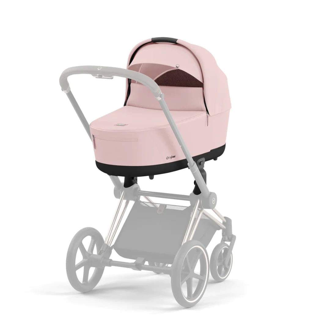 Cybex Priam Pushchair & Cloud T Travel System - Peach Pink & Rose Gold