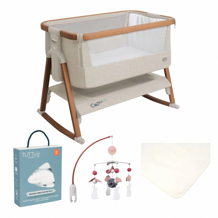 Tutti Bambini CoZee Air Crib Ultimate Bundle – Ecru