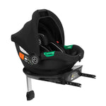 Ickle Bubba Stomp Luxe 14 Piece Travel System & Home Bundle Inc Cirrus Car Seat + Isofix Base - Black/Midnight/Black