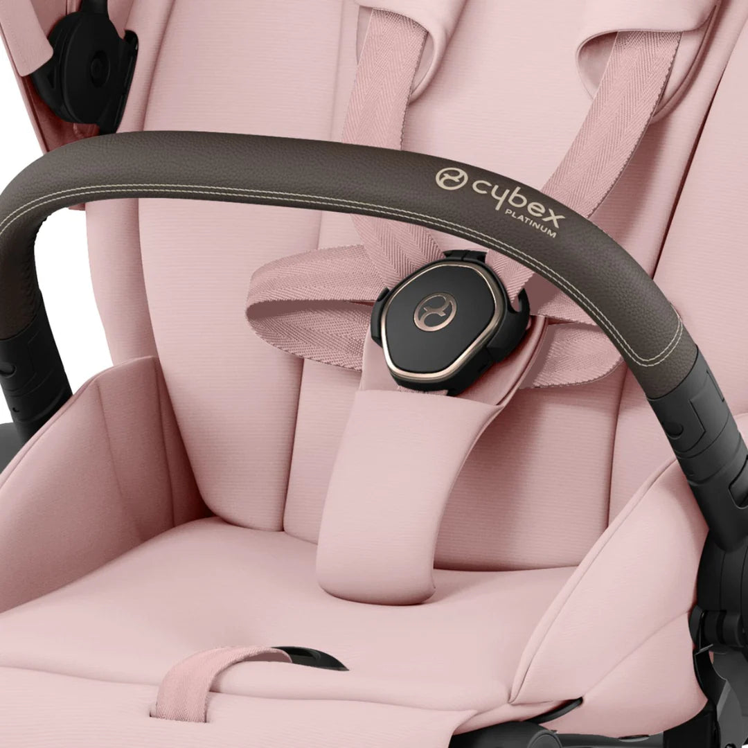 Cybex Priam Pushchair & Cloud T Travel System - Peach Pink & Rose Gold