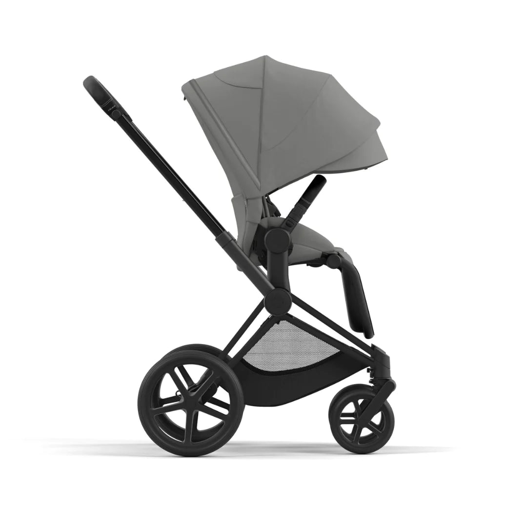 Cybex Priam Pushchair & Cloud T Travel System - Mirage Grey & Matt Black Chassis