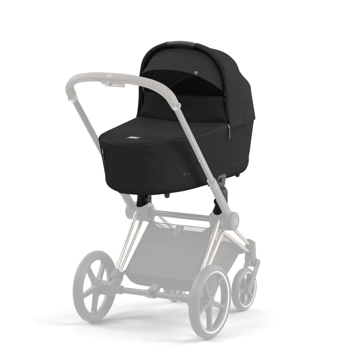 Cybex Priam Pushchair & Cloud T Travel System - Sepia Black & Rose Gold