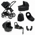 Oyster4 Luxury Travel System Bundle Inc Capsule 360 Car Seat - Carbonite