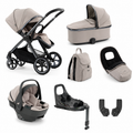 Oyster4 Luxury Travel System Bundle Inc Capsule 360 Car Seat - Stone