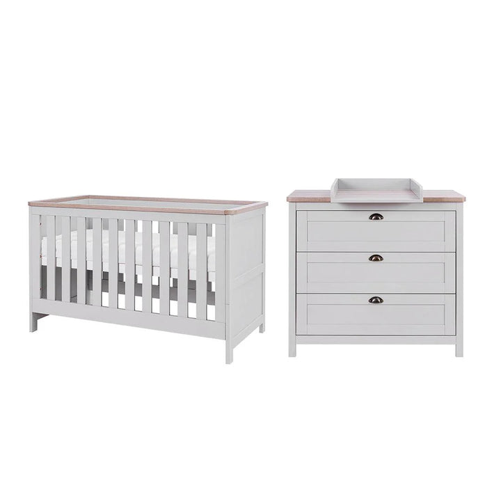 Tutti Bambini Verona 2 Piece Room Set-Dove Grey/Oak