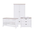 Tutti Bambini Verona 3 Piece Room Set - White/Oak