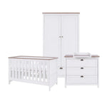 Tutti Bambini Verona 3 Piece Room Set - White/Oak