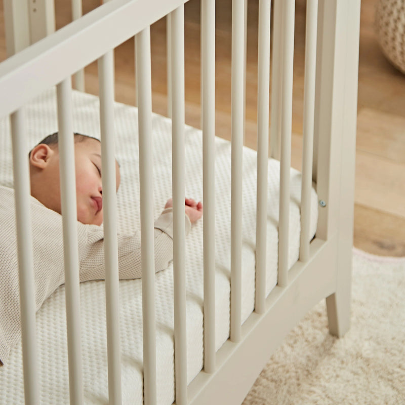 OPEN PACKAGING CuddleCo Cot Waterproof Mattress Protector to fit 120x60cm