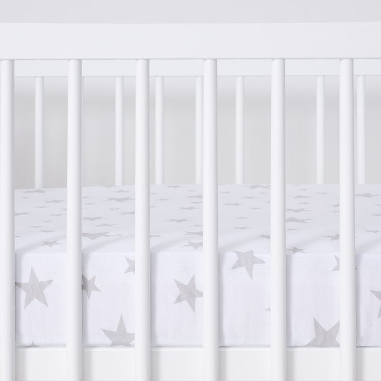 Snuz Cot & Cot Bed 2 Pack Fitted Sheet – Stars